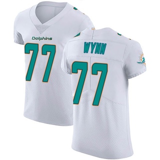 Elite Isaiah Wynn Men's Miami Dolphins Vapor Untouchable Jersey - White