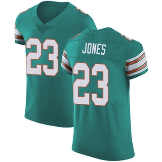 Elite Jack Jones Men's Miami Dolphins Aqua Alternate Vapor Untouchable Jersey - Green