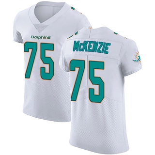 Elite Jalen McKenzie Men's Miami Dolphins Vapor Untouchable Jersey - White