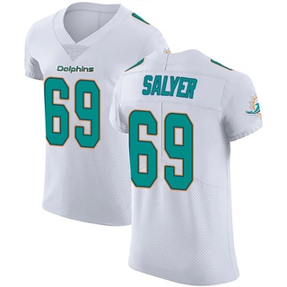 Elite Jamaree Salyer Men's Miami Dolphins Vapor Untouchable Jersey - White