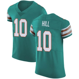 Elite Tyreek Hill Men's Miami Dolphins Aqua Alternate Vapor Untouchable Jersey - Green