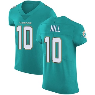 Elite Tyreek Hill Men's Miami Dolphins Aqua Team Color Vapor Untouchable Jersey - Green