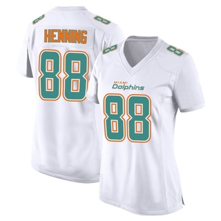 Game AJ Henning Women's Miami Dolphins Fashion Jersey - White