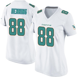 Game AJ Henning Women's Miami Dolphins Jersey - White