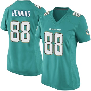 Game AJ Henning Women's Miami Dolphins Team Color Jersey - Aqua