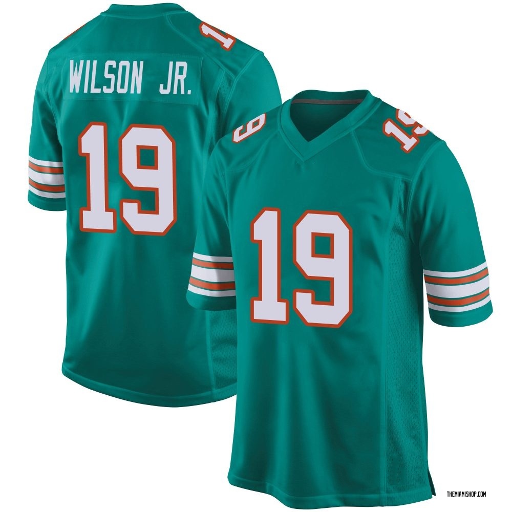 Game Cedrick Wilson Jr. Men's Miami Dolphins Alternate Jersey - Aqua
