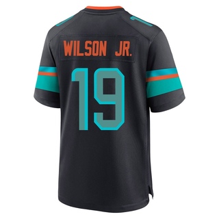 Game Cedrick Wilson Jr. Men's Miami Dolphins Pitch 2025 Rivalries Collection Jersey - Blue