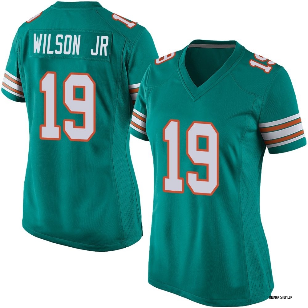 Game Cedrick Wilson Jr. Women's Miami Dolphins Alternate Jersey - Aqua