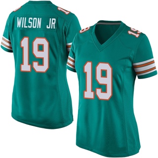 Game Cedrick Wilson Jr. Women's Miami Dolphins Alternate Jersey - Aqua