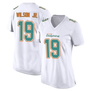 Game Cedrick Wilson Jr. Women's Miami Dolphins Fashion Jersey - White