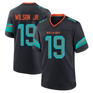 Game Cedrick Wilson Jr. Youth Miami Dolphins Pitch 2025 Rivalries Collection Jersey - Blue