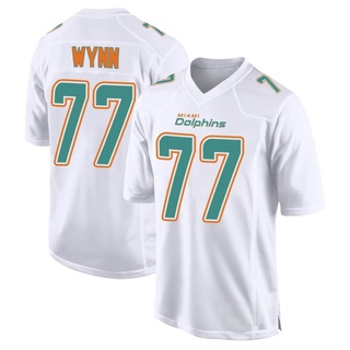 Game Isaiah Wynn Men's Miami Dolphins Fashion Jersey - White