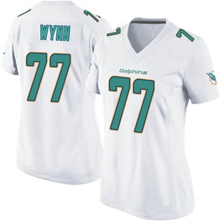 Game Isaiah Wynn Women's Miami Dolphins Jersey - White