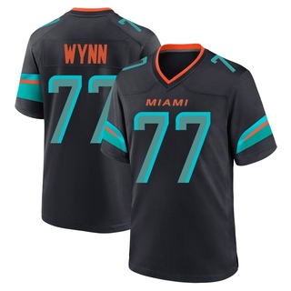 Game Isaiah Wynn Youth Miami Dolphins Pitch 2025 Rivalries Collection Jersey - Blue