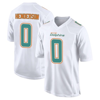 Game Jack Henderson Men's Miami Dolphins Fashion Jersey - White