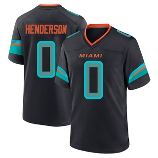 Game Jack Henderson Men's Miami Dolphins Pitch 2025 Rivalries Collection Jersey - Blue