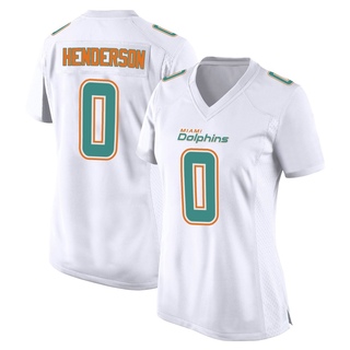 Game Jack Henderson Women's Miami Dolphins Fashion Jersey - White