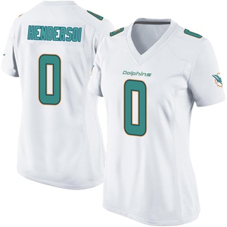 Game Jack Henderson Women's Miami Dolphins Jersey - White