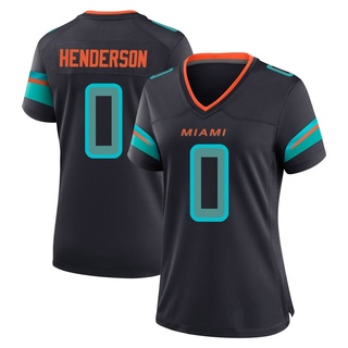 Game Jack Henderson Women's Miami Dolphins Pitch 2025 Rivalries Collection Jersey - Blue