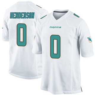 Game Jack Henderson Youth Miami Dolphins Jersey - White