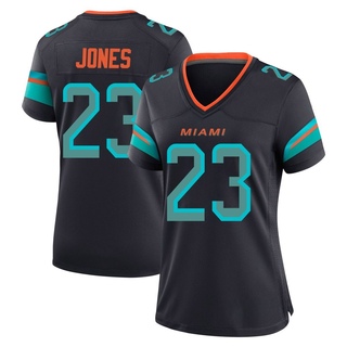 Game Jack Jones Women's Miami Dolphins Pitch 2025 Rivalries Collection Jersey - Blue