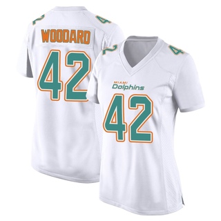 Game Jackson Woodard Women's Miami Dolphins Fashion Jersey - White