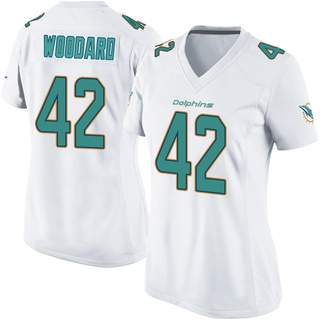 Game Jackson Woodard Women's Miami Dolphins Jersey - White