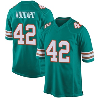 Game Jackson Woodard Youth Miami Dolphins Alternate Jersey - Aqua