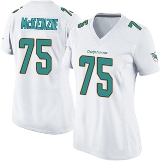 Game Jalen McKenzie Women's Miami Dolphins Jersey - White