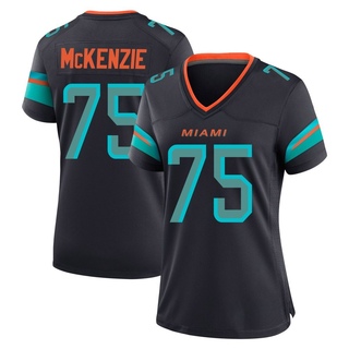Game Jalen McKenzie Women's Miami Dolphins Pitch 2025 Rivalries Collection Jersey - Blue