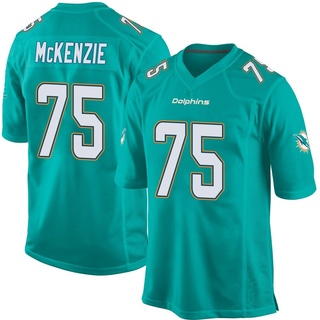 Game Jalen McKenzie Youth Miami Dolphins Team Color Jersey - Aqua