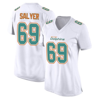 Game Jamaree Salyer Women's Miami Dolphins Fashion Jersey - White