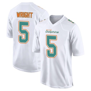 Game Jaylen Wright Youth Miami Dolphins Fashion Jersey - White
