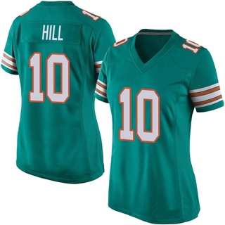 Game Tyreek Hill Women's Miami Dolphins Alternate Jersey - Aqua