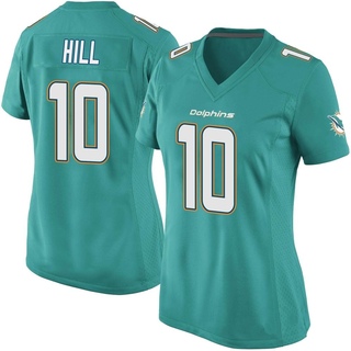 Game Tyreek Hill Women's Miami Dolphins Team Color Jersey - Aqua