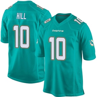 Game Tyreek Hill Youth Miami Dolphins Team Color Jersey - Aqua