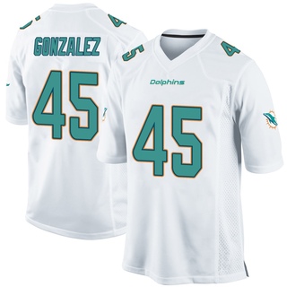 Game Zane Gonzalez Youth Miami Dolphins Jersey - White
