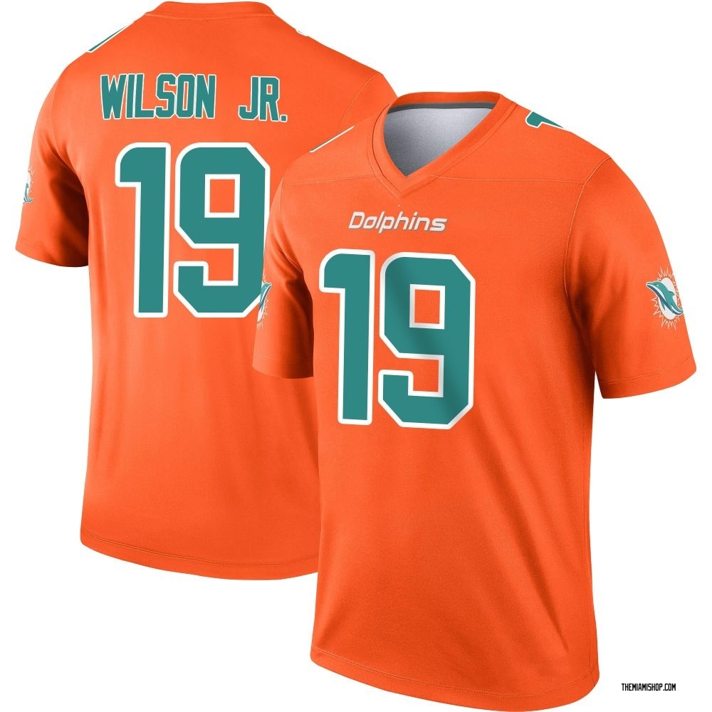 Legend Cedrick Wilson Jr. Men's Miami Dolphins Inverted Jersey - Orange