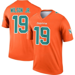 Legend Cedrick Wilson Jr. Men's Miami Dolphins Inverted Jersey - Orange