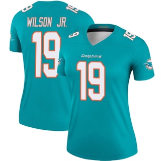 Legend Cedrick Wilson Jr. Women's Miami Dolphins Jersey - Aqua