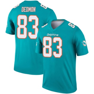 Legend DeVonte Dedmon Men's Miami Dolphins Jersey - Aqua