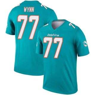 Legend Isaiah Wynn Men's Miami Dolphins Jersey - Aqua