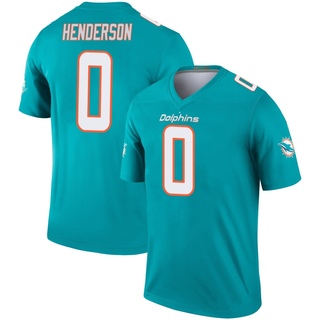 Legend Jack Henderson Men's Miami Dolphins Jersey - Aqua