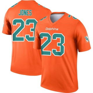 Legend Jack Jones Men's Miami Dolphins Inverted Jersey - Orange