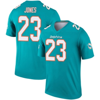 Legend Jack Jones Men's Miami Dolphins Jersey - Aqua