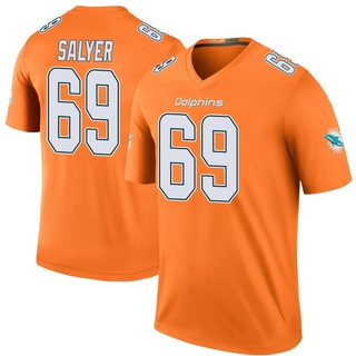 Legend Jamaree Salyer Men's Miami Dolphins Color Rush Jersey - Orange