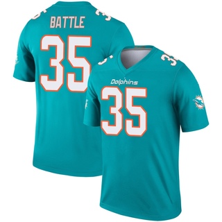 Legend Miles Battle Youth Miami Dolphins Jersey - Aqua
