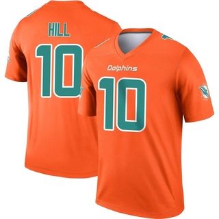 Legend Tyreek Hill Men's Miami Dolphins Inverted Jersey - Orange