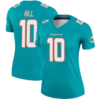 Legend Tyreek Hill Women's Miami Dolphins Jersey - Aqua