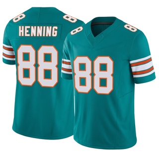 Limited AJ Henning Men's Miami Dolphins Alternate Vapor F.U.S.E. Jersey - Aqua